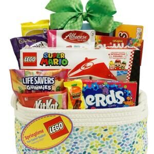 Super Mario LEGO Easter Basket, 27.03 oz, Assorted Candy